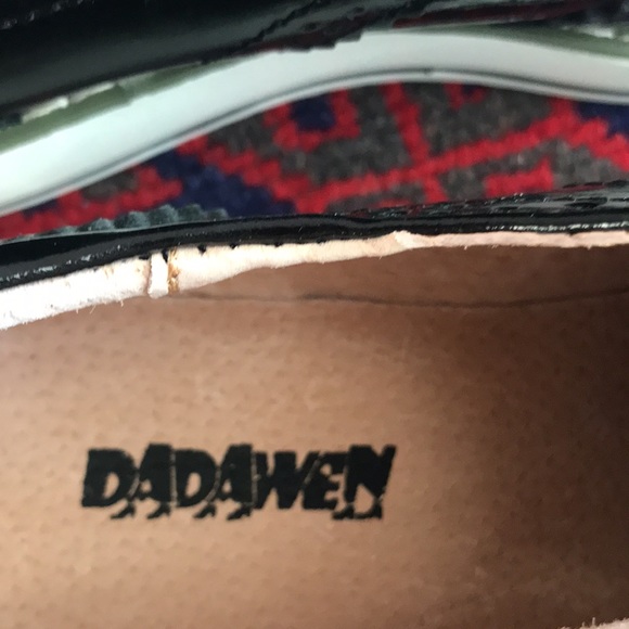 Dadawen Black Oxford style with platform - Picture 4 of 5